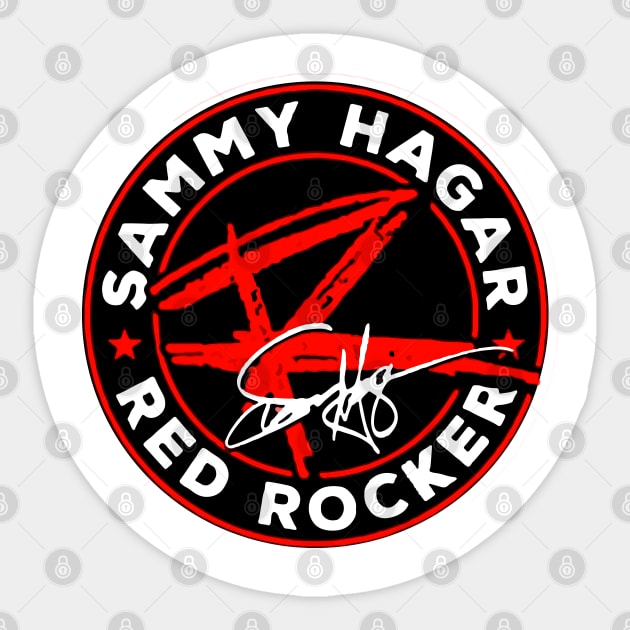 sammy hagar rocker Sticker by CoconutSportsCo